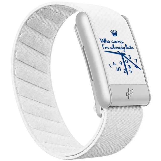 QLF - Bracelet Blanc - Bleu