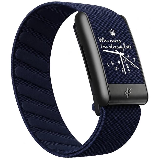 QLF - Bracelet Bleu marine - Noir