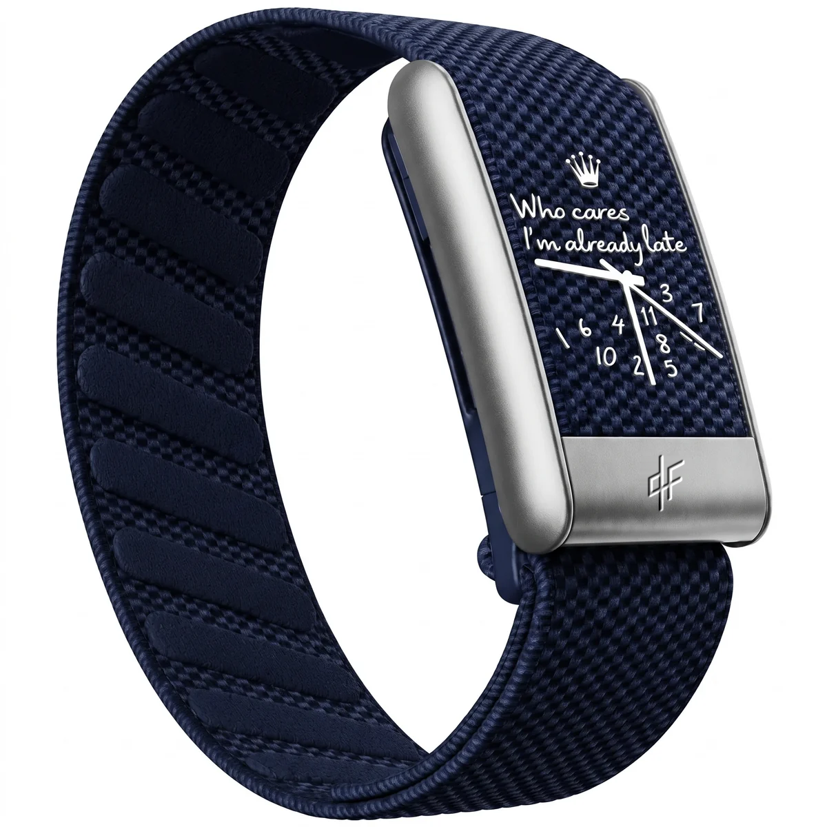 QLF - Bracelet Bleu marine - Argent