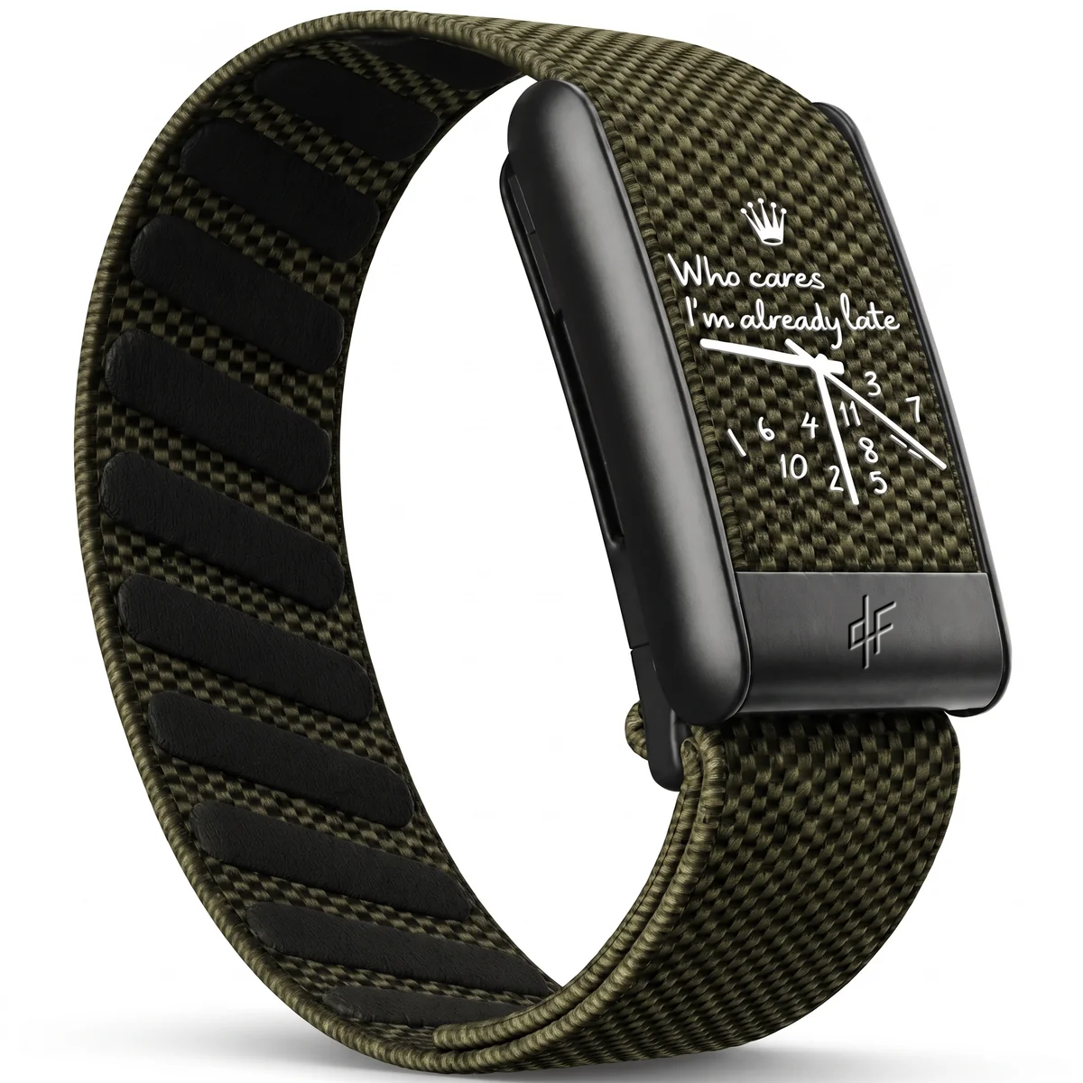 QLF - Bracelet Kaki - Noir