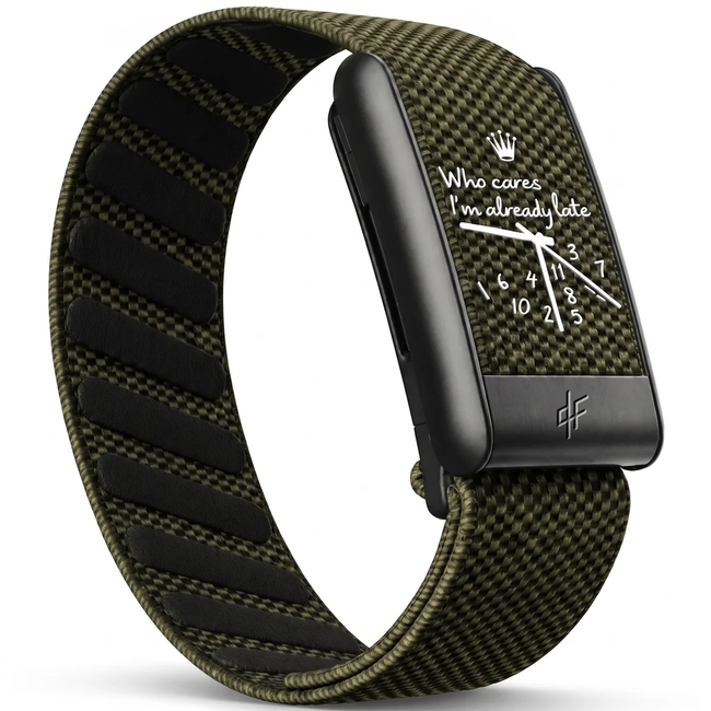 QLF - Bracelet Kaki - Noir