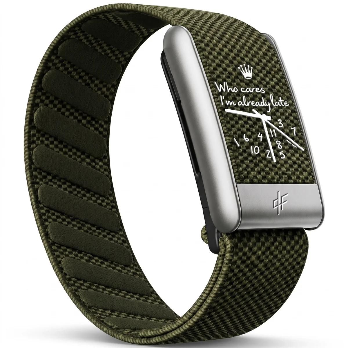 QLF - Bracelet Kaki - Argent